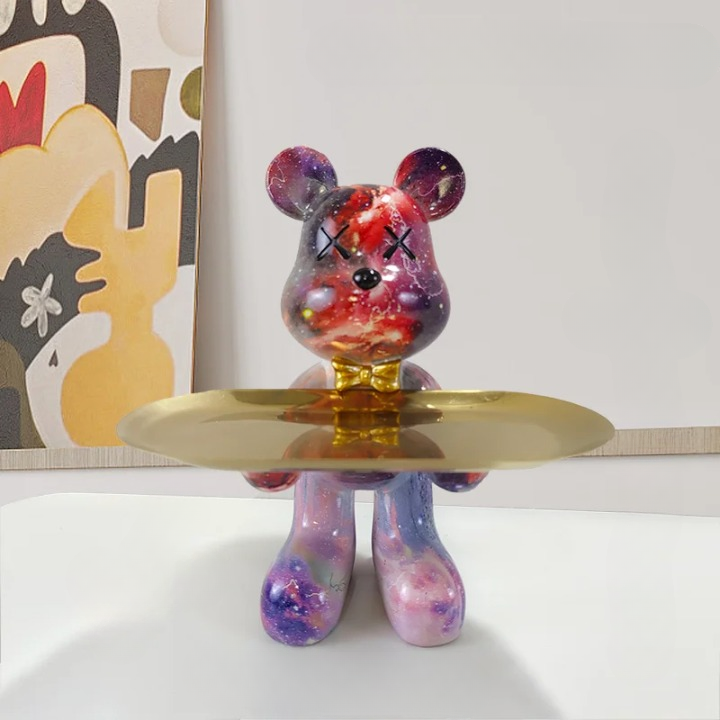BowLift | Bear Figurine With Drawer | Decorative Storage 20 cm