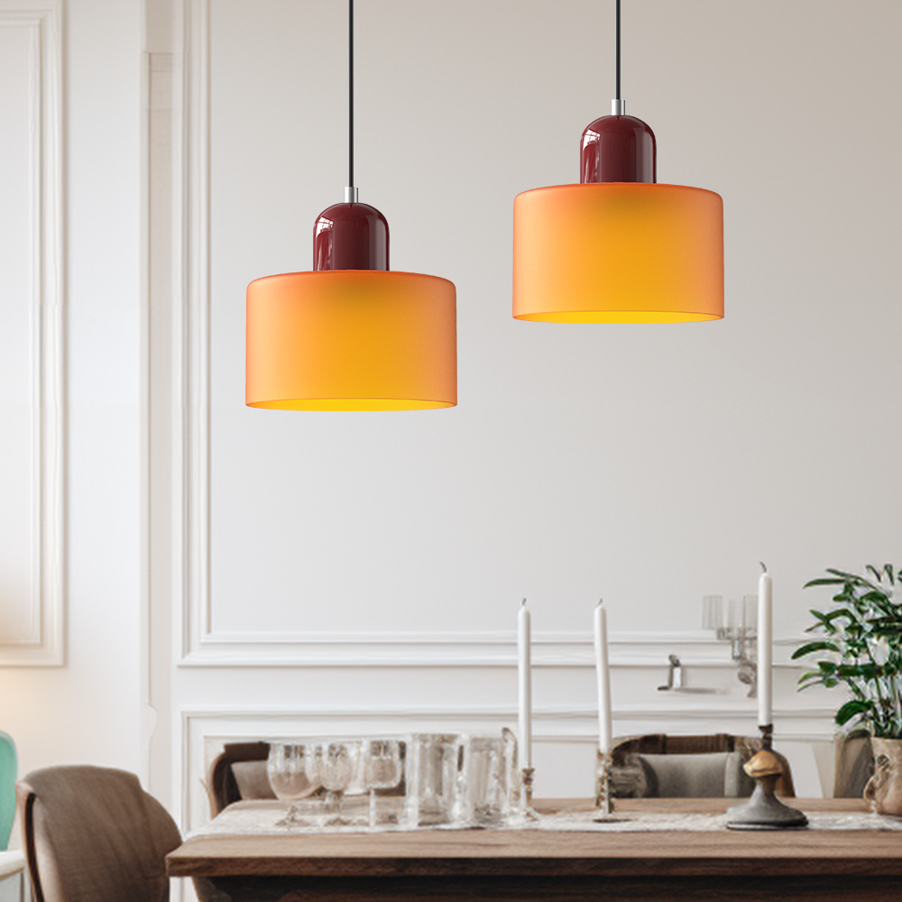 BowLift | Bauhaus Creative | Glass Pendant Lamp for Dining Room