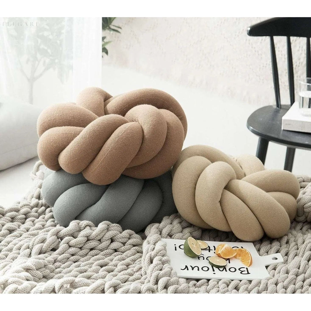 BowLift | Cotton Knot Cushion | Stylish Decorative Cushion