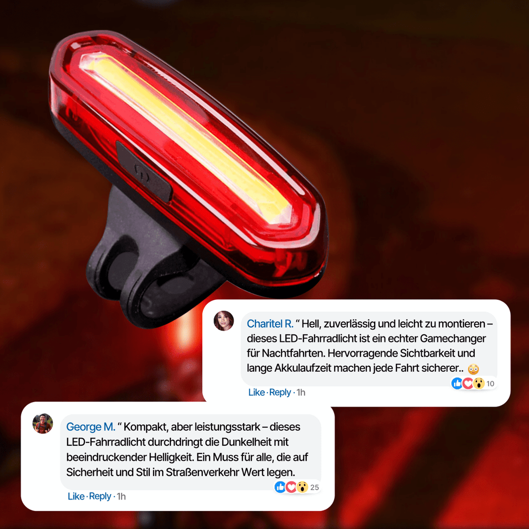 BowLift | Rechargeable safety light with 240° viewing angle