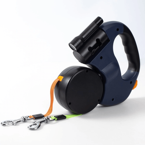BowLift | LumiPup - Double dog leash with flashlight to wrap