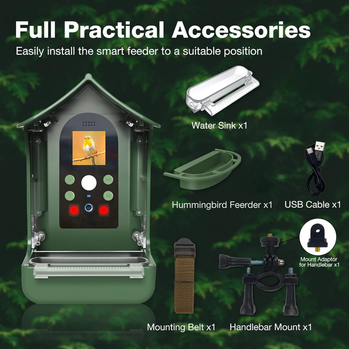 BowLift | Smart Bird Feeder with PIR Motion Detection and Auto Capture