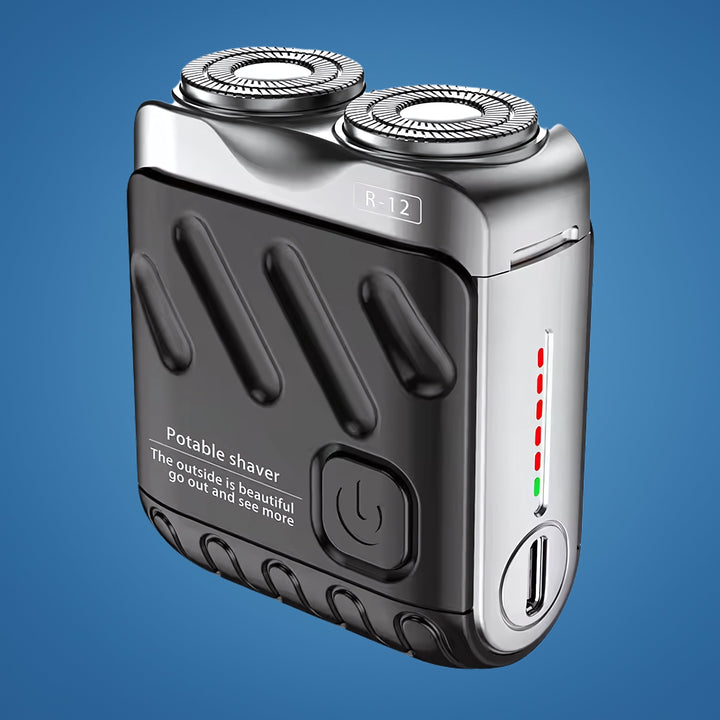 SmoothEdge | Rotary Electric Shaver – Dual-Ring Blades – Water-Resistant – Men's Grooming Bowlift