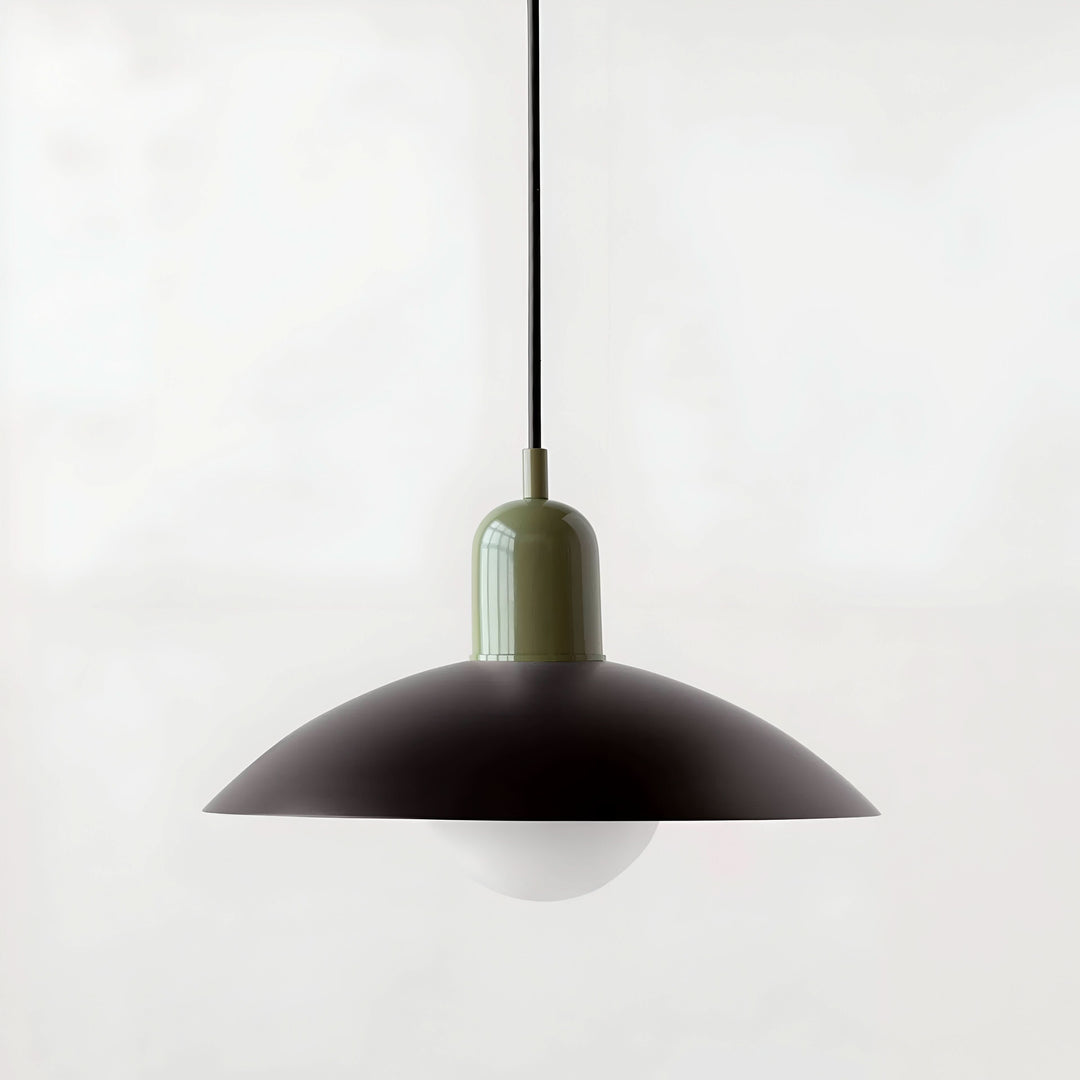 BowLift | Modern Macaron Bauhaus Pendant Light – Iron Shade