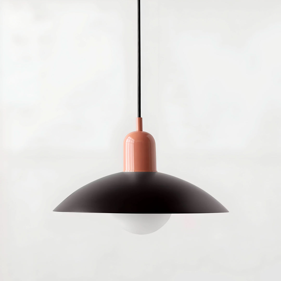 BowLift | Modern Macaron Bauhaus Pendant Light – Iron Shade