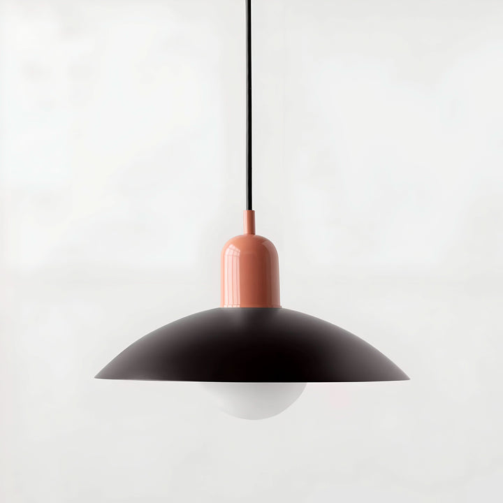 BowLift | Modern Macaron Bauhaus Pendant Light – Iron Shade