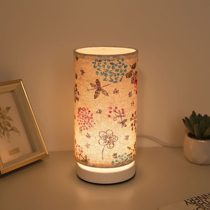 BowLift | Botanical Floral Fabric Lighting Table Lamp