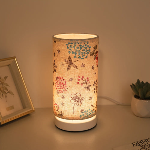 BowLift | Botanical Floral Fabric Lighting Table Lamp