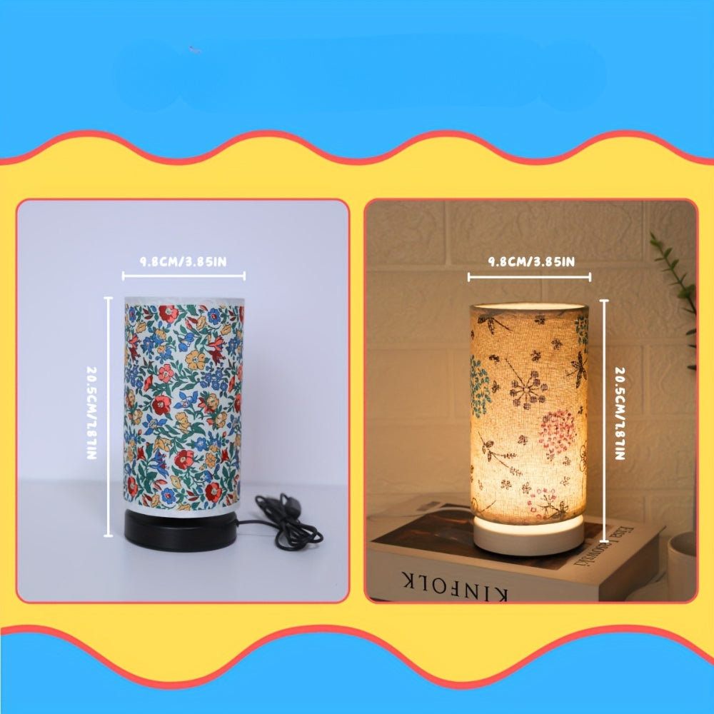 BowLift | Botanical Floral Fabric Lighting Table Lamp