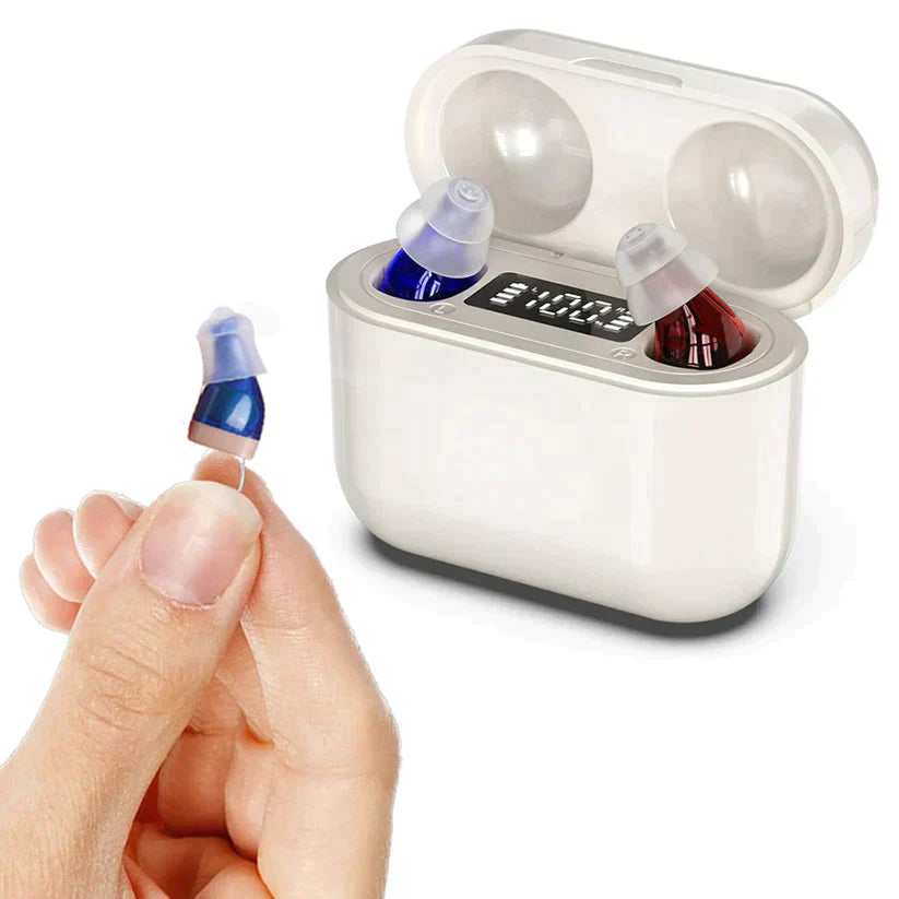 BowLift | Invisible Rechargeable Hearing Aids with Sound Reduction – Comfortable and Discreet Design for Mild to Moderate Hearing Loss