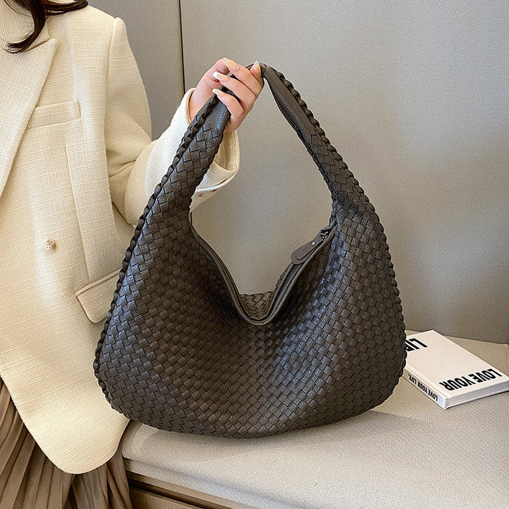 BowLift | Ladies Woven Handbag Black One Size Durable