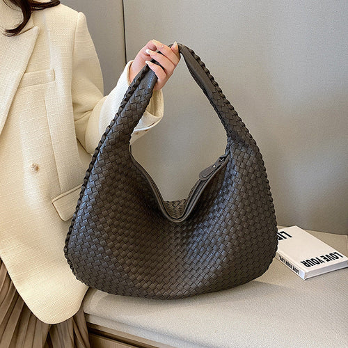 BowLift | Ladies Woven Handbag Black One Size Durable