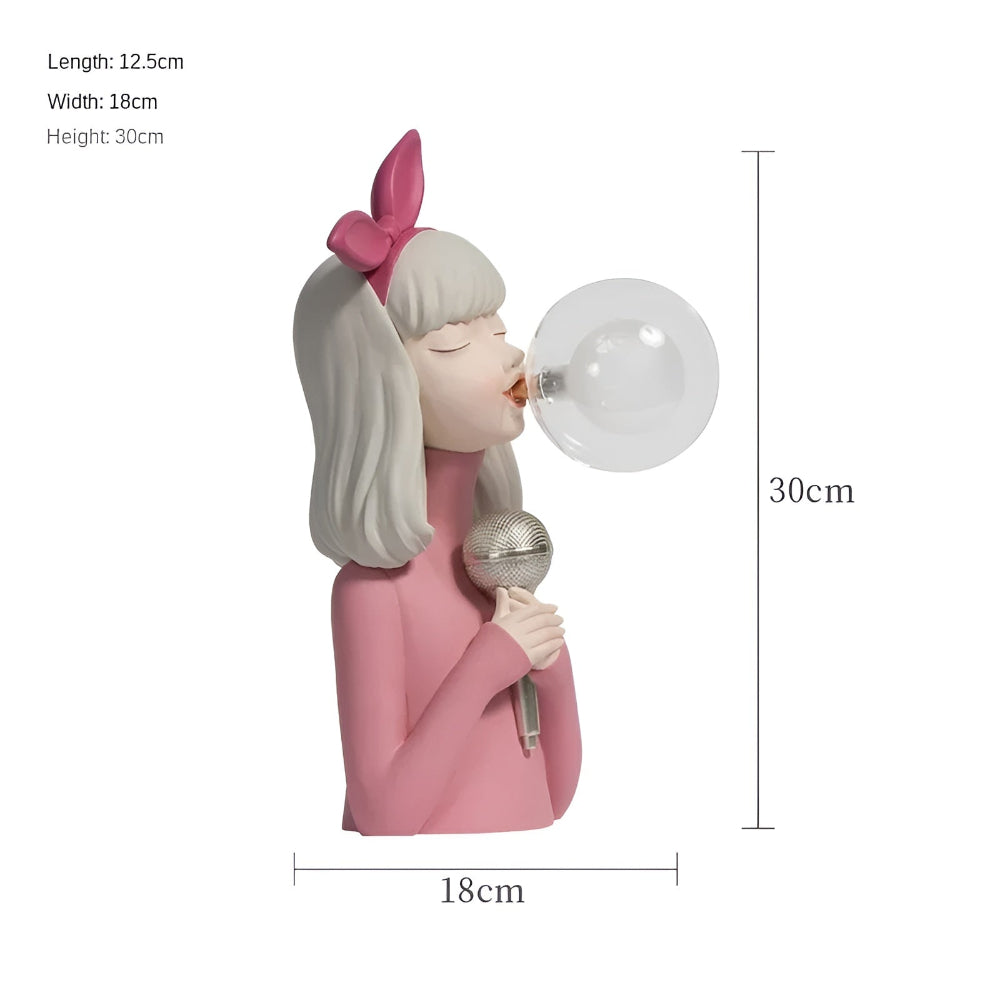 BowLift | BubbleFairies Table Lamp – Enchanting Quartet Cartoon Girl Figurine Light