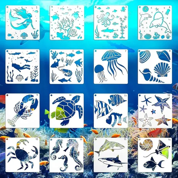 BowLift | 🔥DIY Decoration🌻 - Garden Fence Large Flower Drawing Stencils