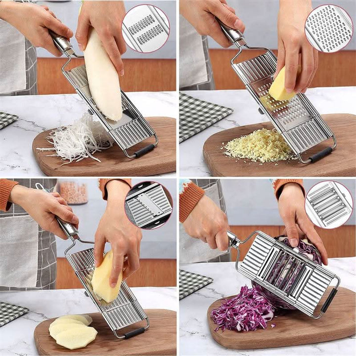 BowLift | Versatile kitchen slicer with interchangeable stainless steel blades