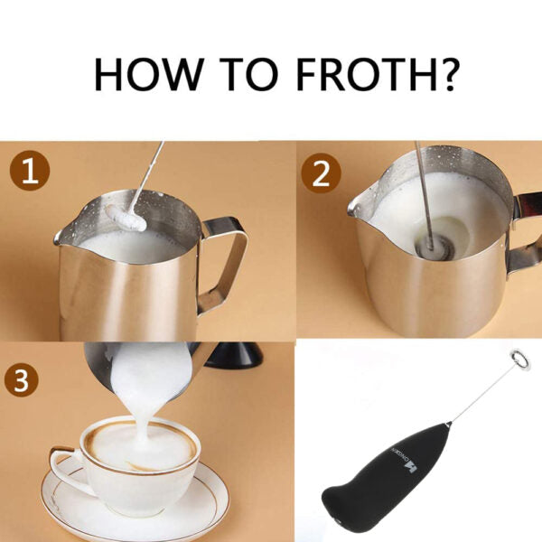 Mini Battery Operated Coffee And Egg Beater Bowlift