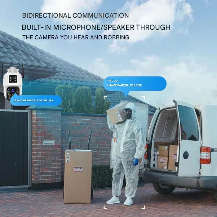 DualGuard Solar 4K – Wireless 4K Security Camera with Solar Panel and 4G | Bowlift