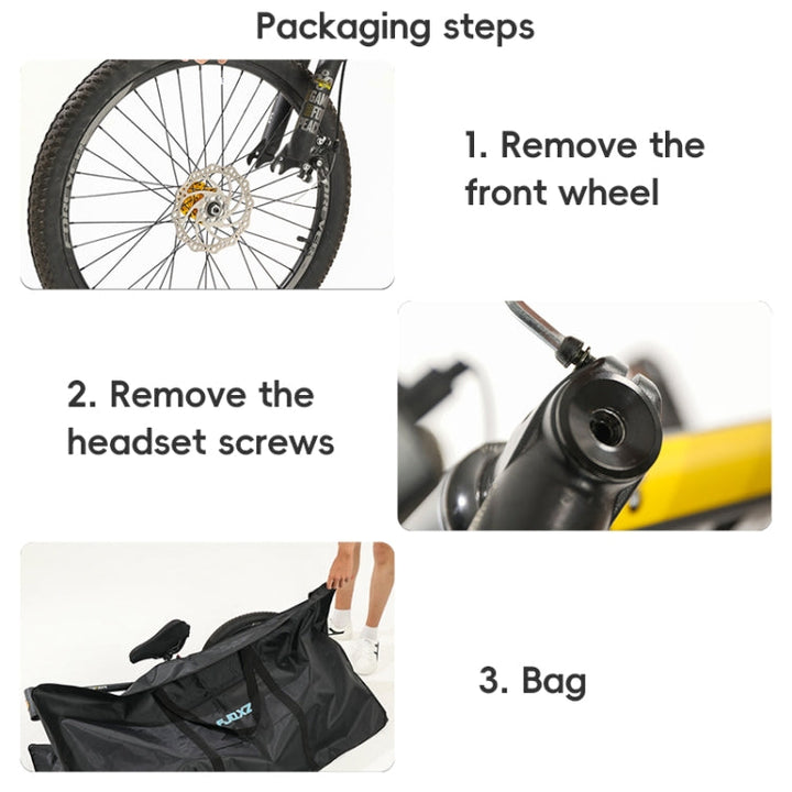 BowLift | Bicycle Loading Bag Portable Strong Bicycle Loading Package Bike Bag for 26-29 Inch Bicycle