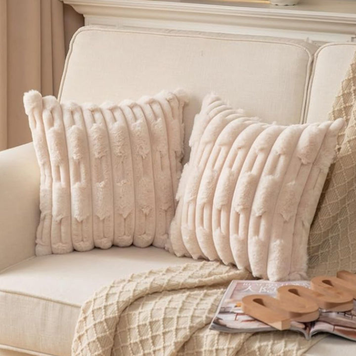 BowLift | Calm Weave Plush Cushion Cover