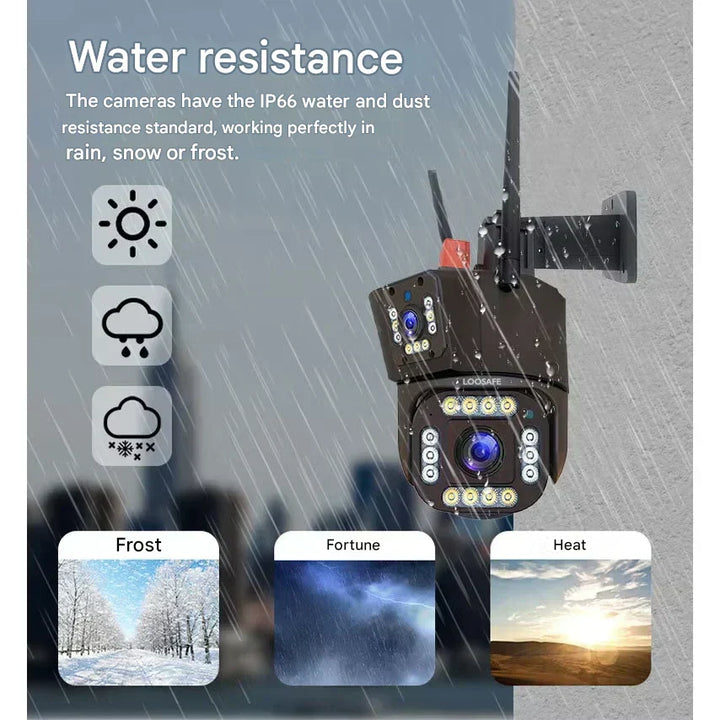DualGuard Solar 4K – Wireless 4K Security Camera with Solar Panel and 4G | Bowlift