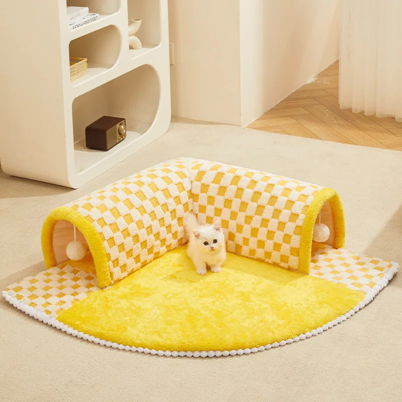 CozyCat Tunnel – Stylish Play Area for Cats Bowlift