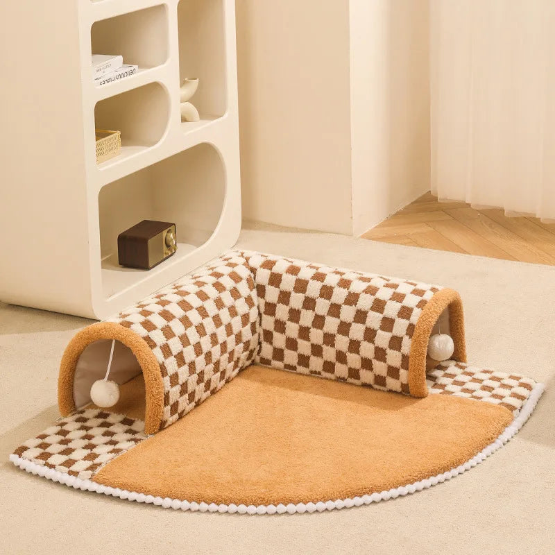 CozyCat Tunnel – Stylish Play Area for Cats Bowlift