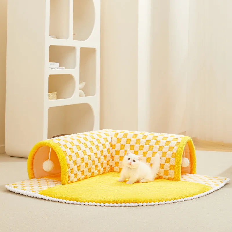 CozyCat Tunnel – Stylish Play Area for Cats Bowlift