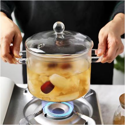 BowLift | Glass heat-resistant cooking pot