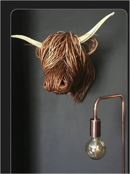 BowLift | Wall Mounted Cow Sculpture