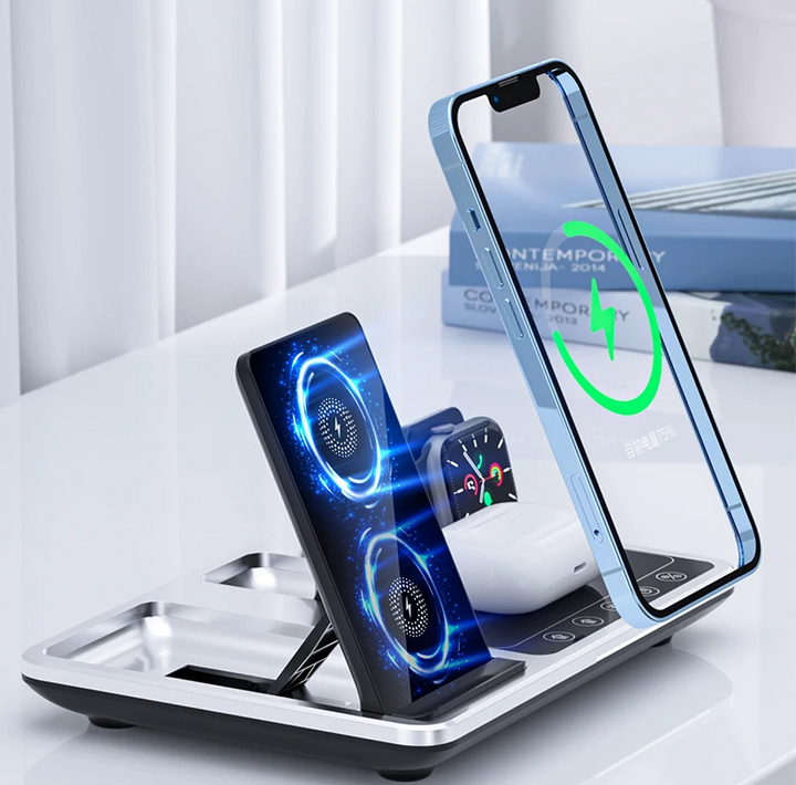 PowerPro Charger – 4-in-1 Wireless Charging Station Bowlift