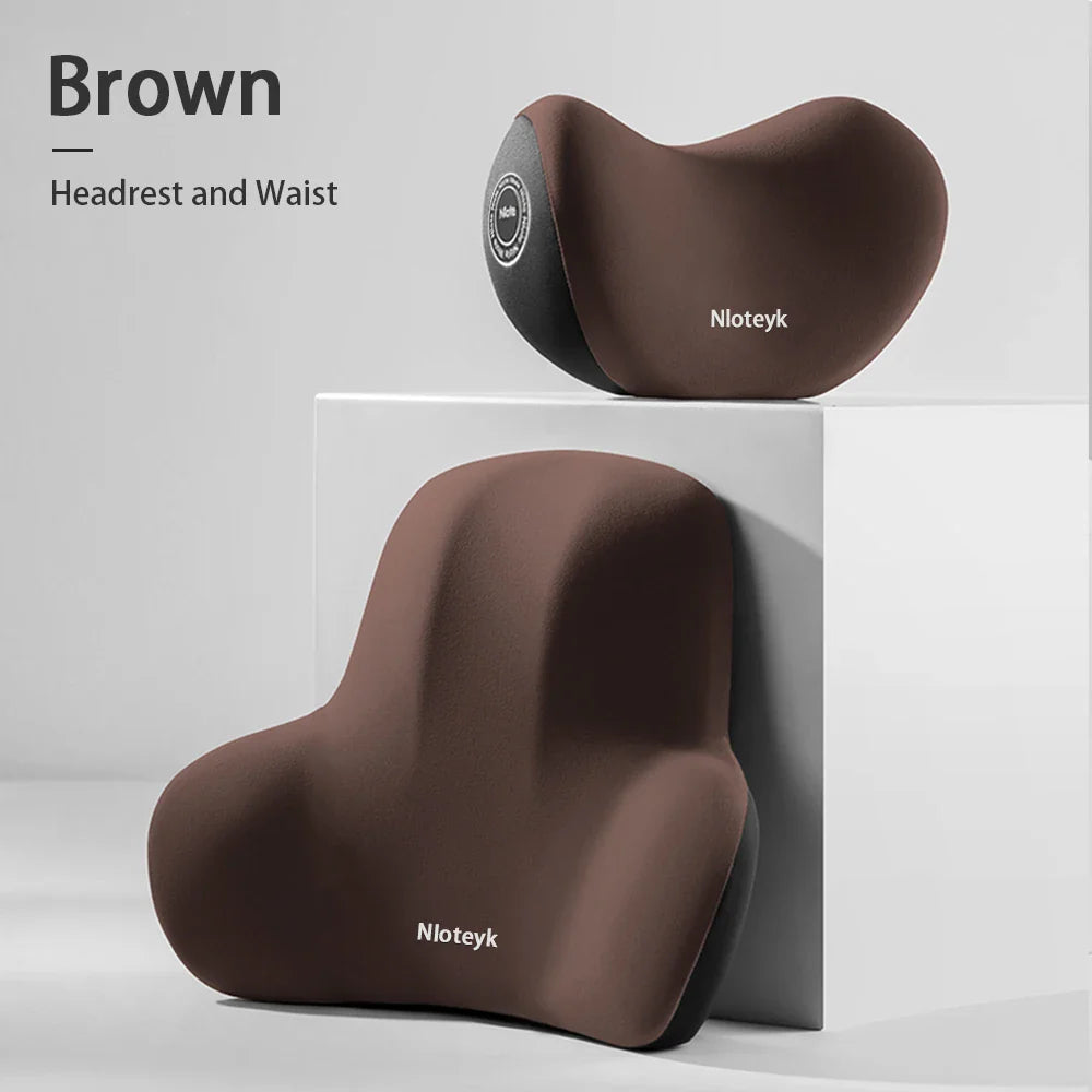 BowLift | Car Lumbar Support Back Cushion and Neck Pillow
