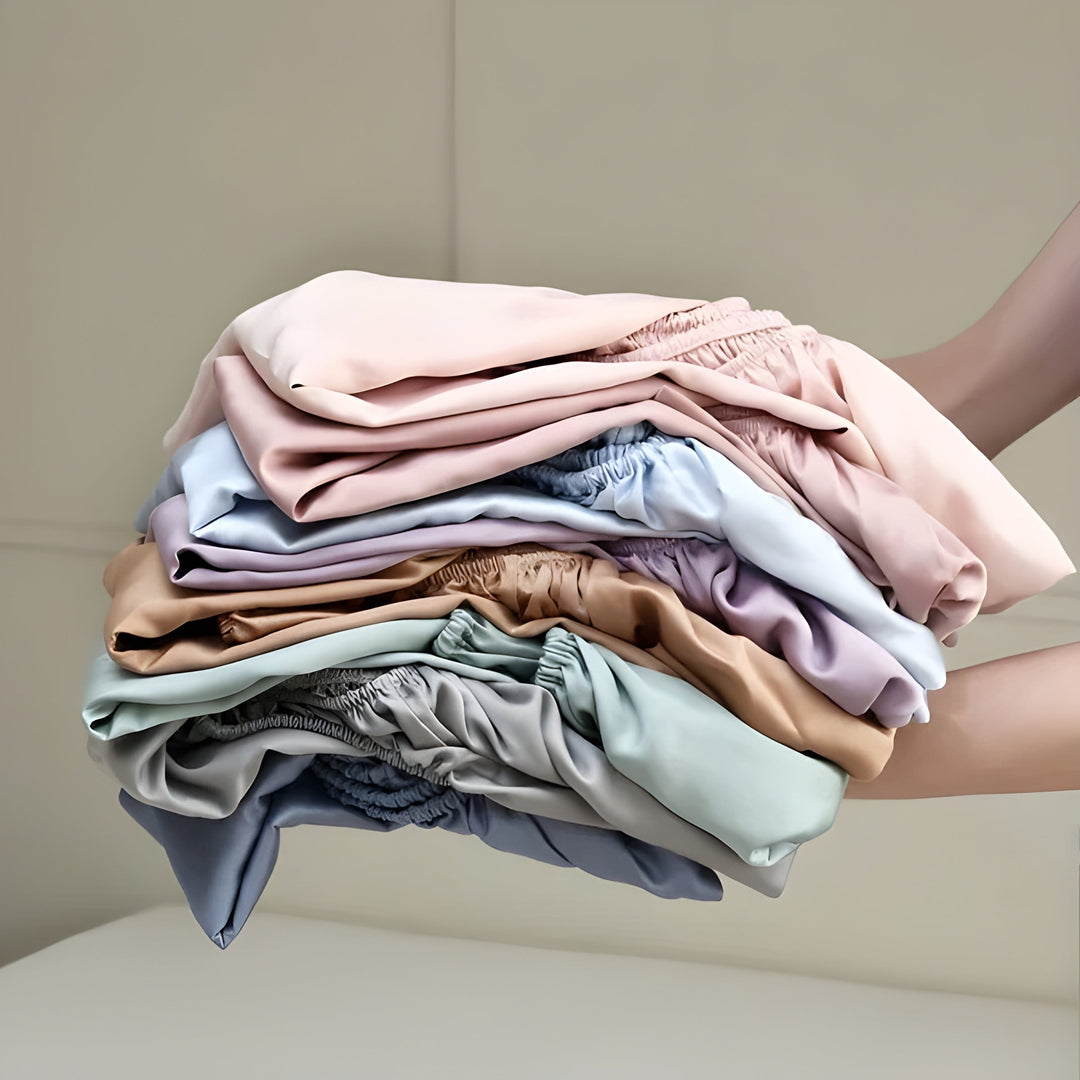 BowLift | CelesteSilk | Non-slip fitted sheet 180x200 made of silk