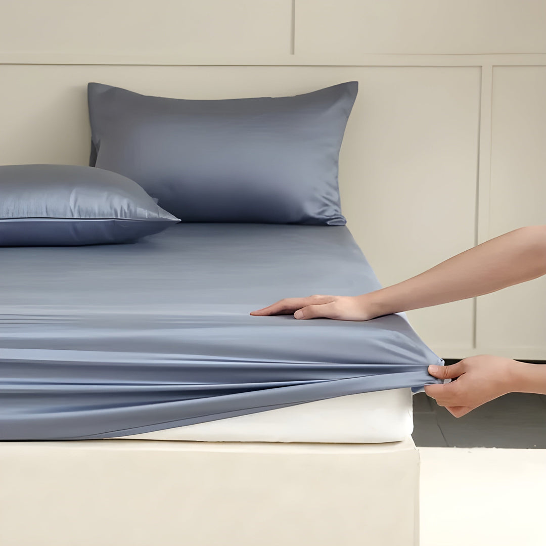 BowLift | CelesteSilk | Non-slip fitted sheet 180x200 made of silk