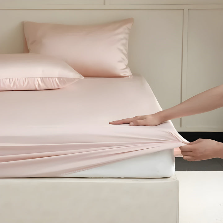 BowLift | CelesteSilk | Non-slip fitted sheet 180x200 made of silk