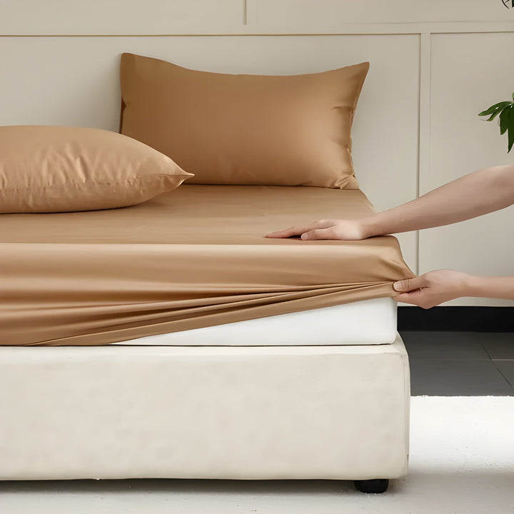 BowLift | CelesteSilk | Non-slip fitted sheet 180x200 made of silk