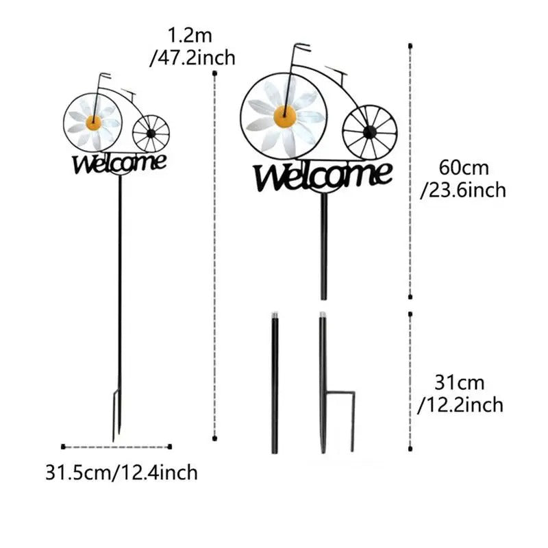 BowLift | Charming Bicycle Welcome Windmill