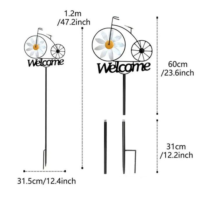 BowLift | Charming Bicycle Welcome Windmill