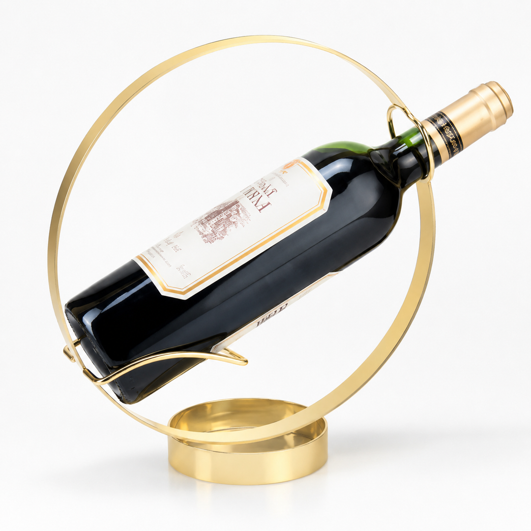 Circular Floating Wine Bottle Display Stand Bowlift
