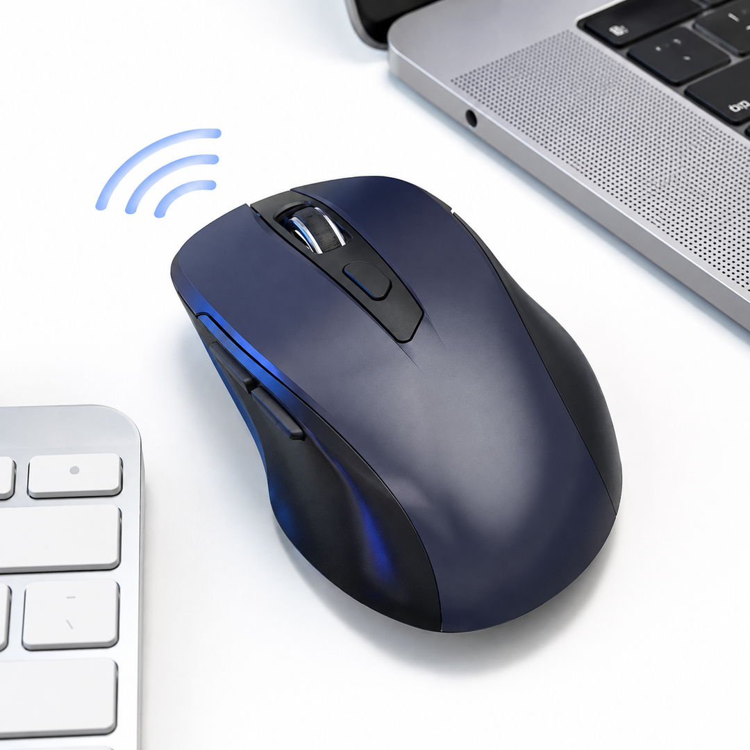 High-Precision Ergonomic Wireless Gaming Mouse with Programmable Side Buttons Bowlift