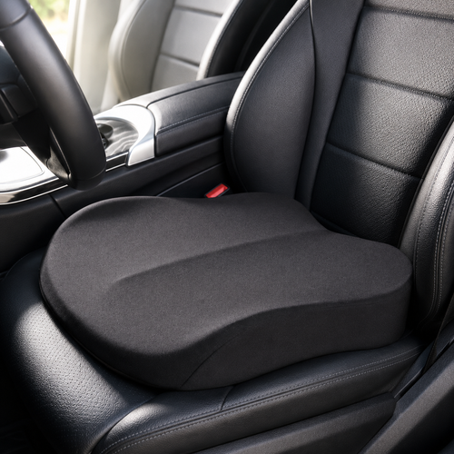 Ergonomic Memory Foam Car Seat Cushion with Contoured Lumbar Support Bowlift