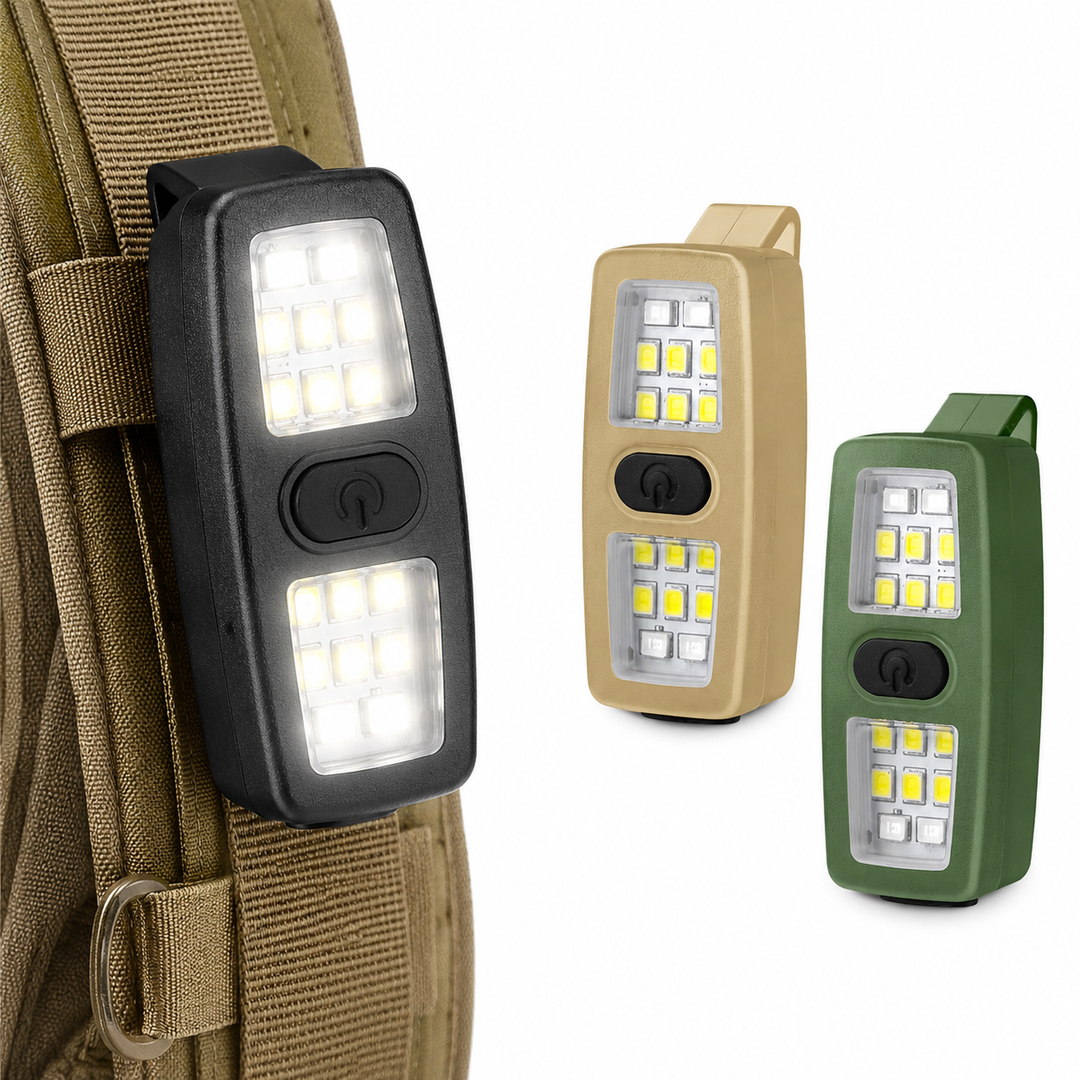 Rechargeable high-output bicycle rear light with dual-array LEDs and silicone mount Bowlift