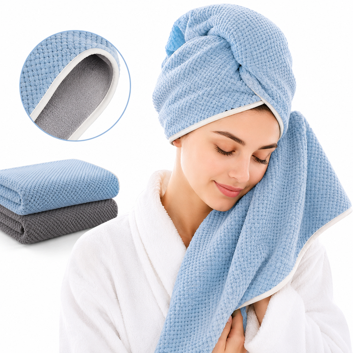 Textured Knit Bath Towel Bowlift