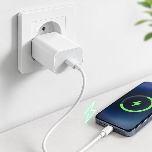 USB-C PD fast wall charger single-port compact travel adapter Bowlift