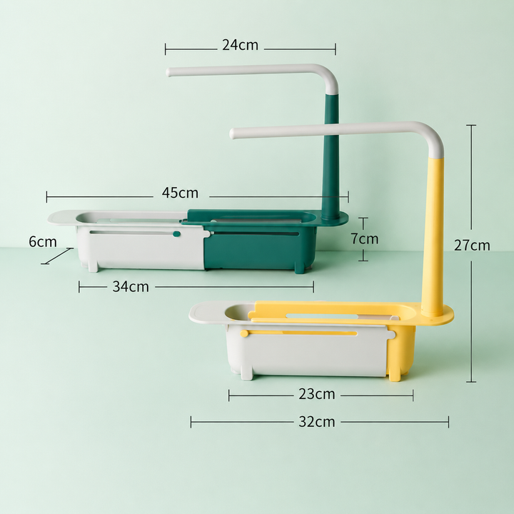 Sink organizer with towel holder | Bowlift
