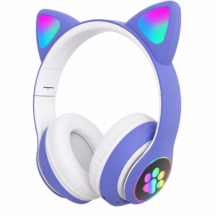 Gaming Headset Cat Ear LED Lighting USB 3.5mm | Bowlift
