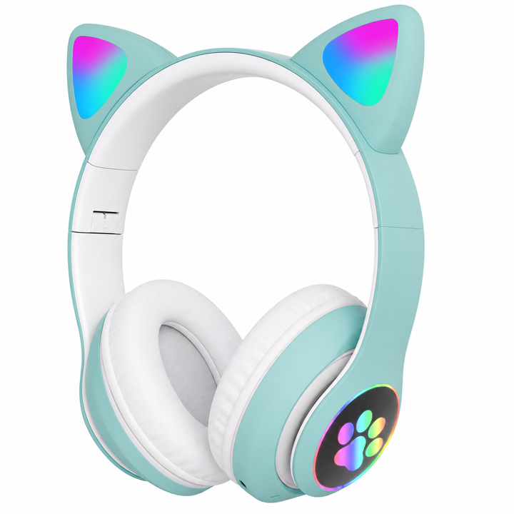 Gaming Headset Cat Ear LED Lighting USB 3.5mm | Bowlift