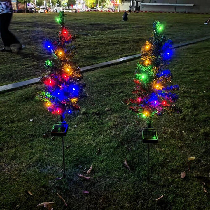 Christmas Tree Solar Garden Light Bowlift