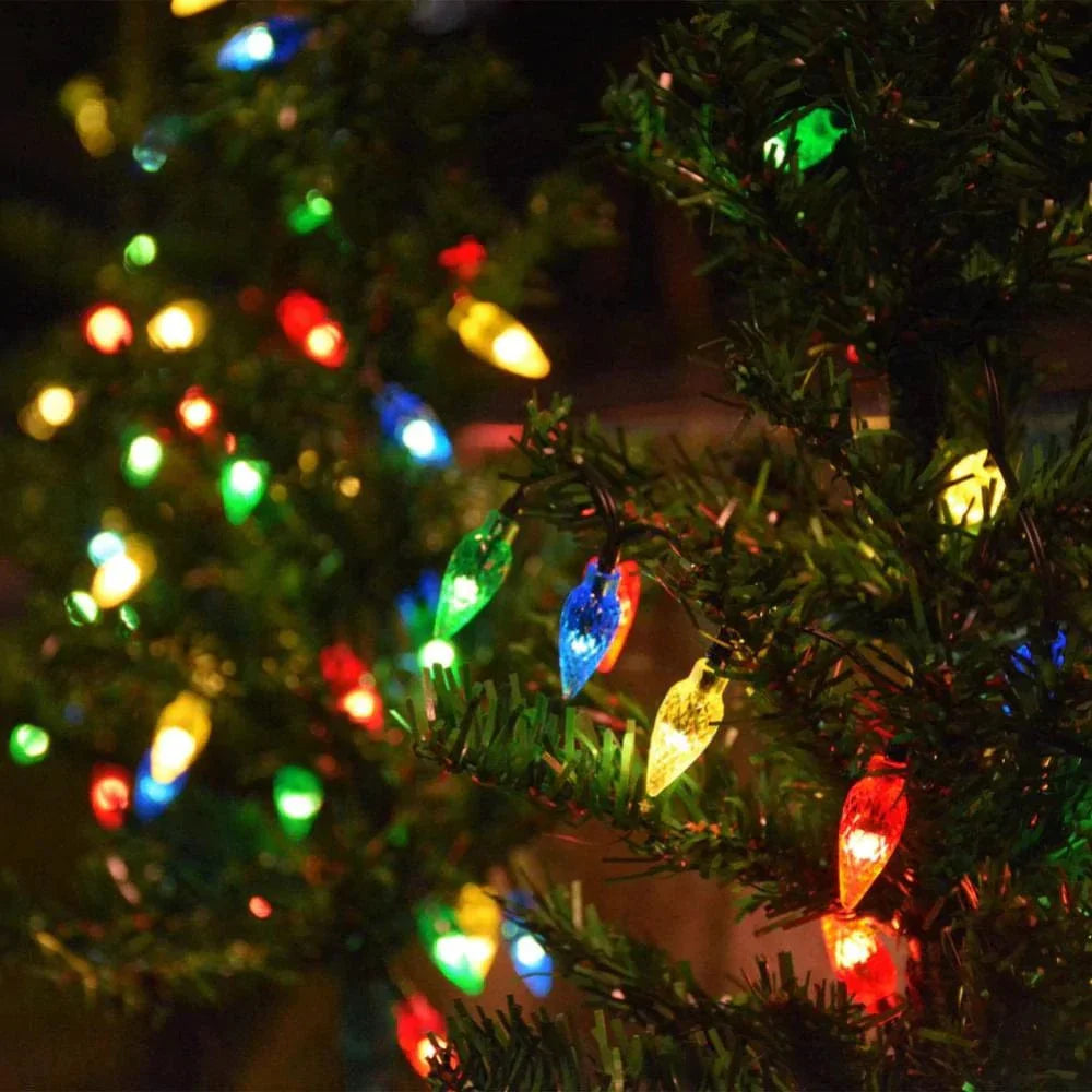 Christmas Tree Solar Garden Light Bowlift