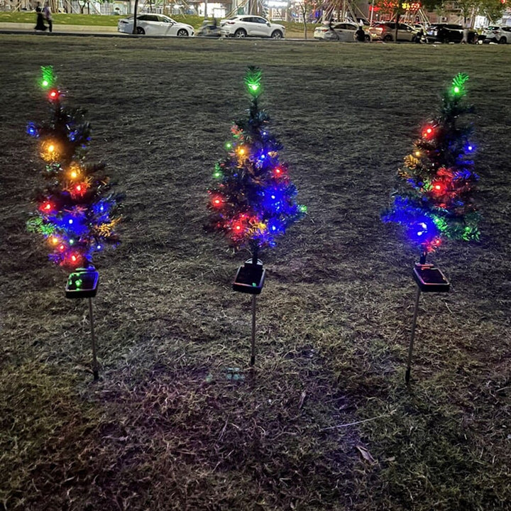 Christmas Tree Solar Garden Light Bowlift