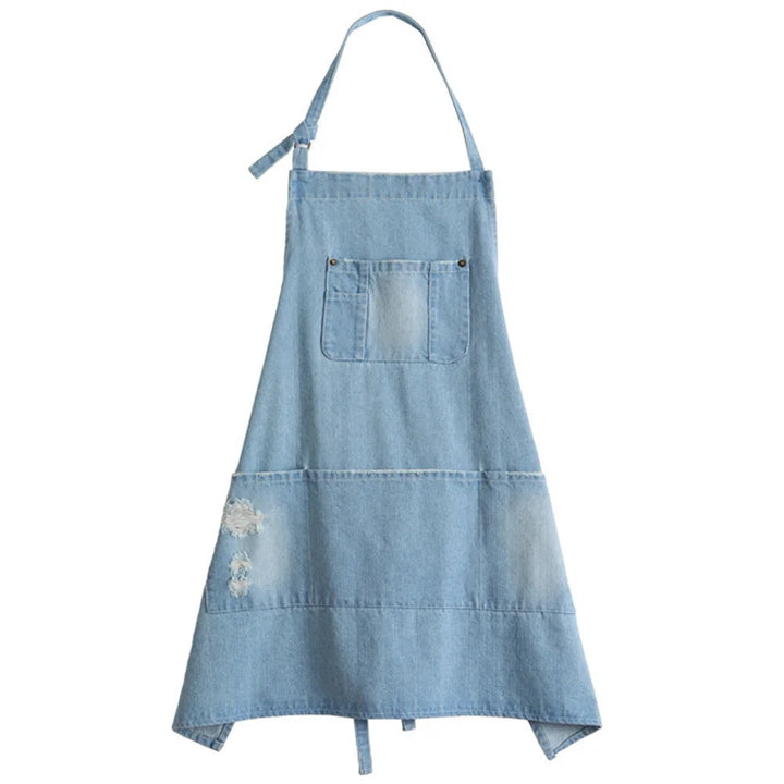 BowLift | Classic Blue Denim Pocket Apron